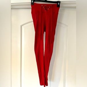 Year of ours red football legging